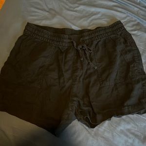 Old navy black linen shorts